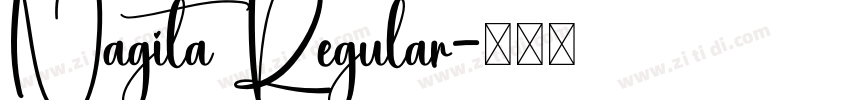 Nagita Regular字体转换